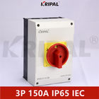 150A 3P IP65 Industrial Waterproof UKP Isolator Switch standar IEC