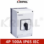 100A IP65 Industrial Cam change-over switch dengan kunci standar IEC