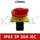 20A 4P IP65 Rotary Lamp Switch Saklar Utama Standar IEC Tahan Air