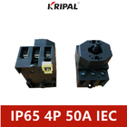 PC IP65 40A Sakelar Isolator 3 Fasa Sakelar Kontrol Lampu standar IEC