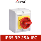 Sakelar Pemeliharaan Sakelar Pengisolasi UKP Standar IEC IP65 3P 25A 440V