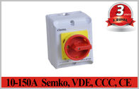 Semko, VDE, CCC, CE IP65 2 ~ 5 P 10A ~ 150A Rotary Isolator Beralih Saklar Isolasi Listrik saklar Tahan Air