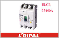 3P CE Kebocoran / Residual Current Molded Case Switch Kebocoran Bumi ELCB Bukan Jenis Penundaan