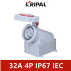Kombinasi Coupler Industri Tahan Air IP67 Standar IEC 32A 4P