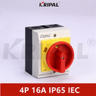 IP65 4P 16A 230-440V AC Sakelar Isolator Tahan Air Standar UKP IEC