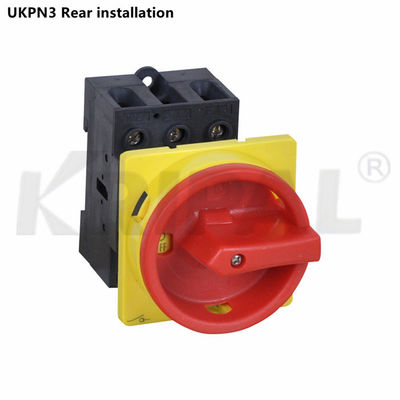 63A IP65 Triple Pole 230V Isolator Switch Standar IEC Tahan Air