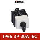 20A 3P 4P Rotary Selector Switch 3 Pemasangan Kabinet Distribusi Posisi