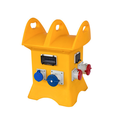 IP65 PE Waterproof Portable Electrical Distribution Box standar IEC