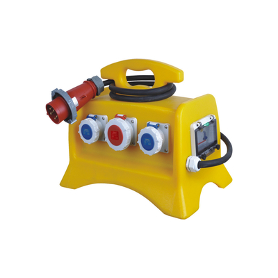 IP44 3P 230V Pemeliharaan Tahan Air Portabel Power Box standar IEC
