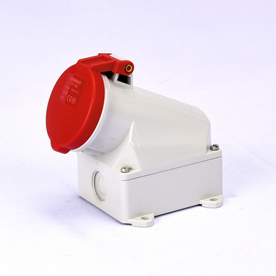 4 Tiang 16A IP44 Colokan Industri Soket Nylon PA IEC Standar Tahan Air