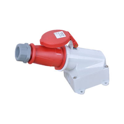 4 Tiang 16A IP44 Colokan Industri Soket Nylon PA IEC Standar Tahan Air
